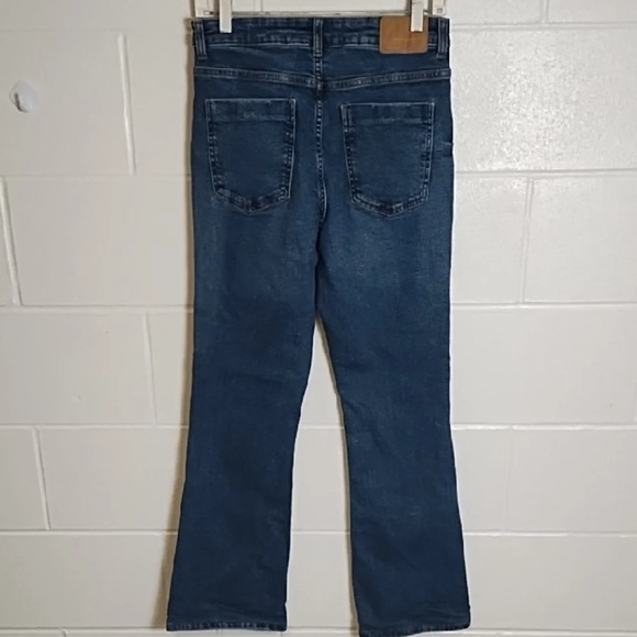 5 Pocket Cotton Stretch Denim Jeans High Rise - Picture 2 of 16
